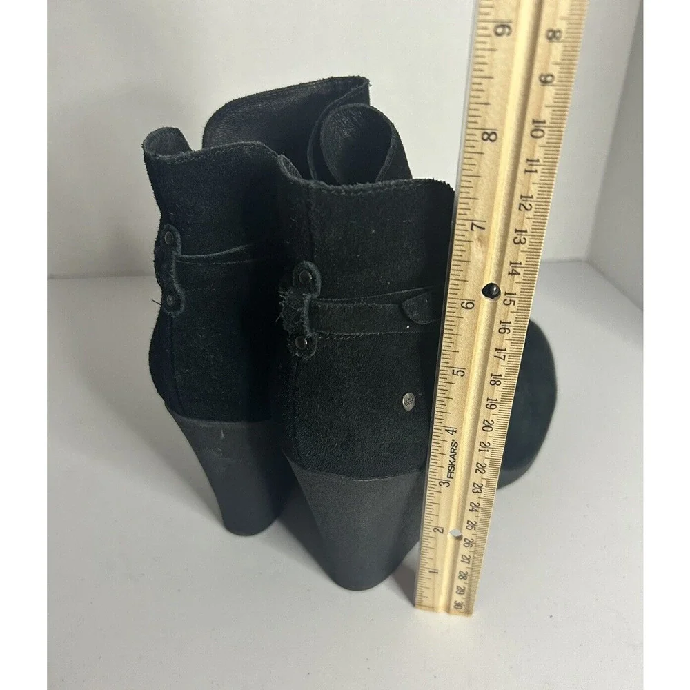 Ugg Alexandria Wedge Boot Women's Ankle Bootie Size 9.5 Lined - Picture 8 of 11
